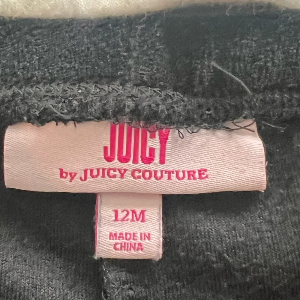 Juicy couture baby girl 12m matching set